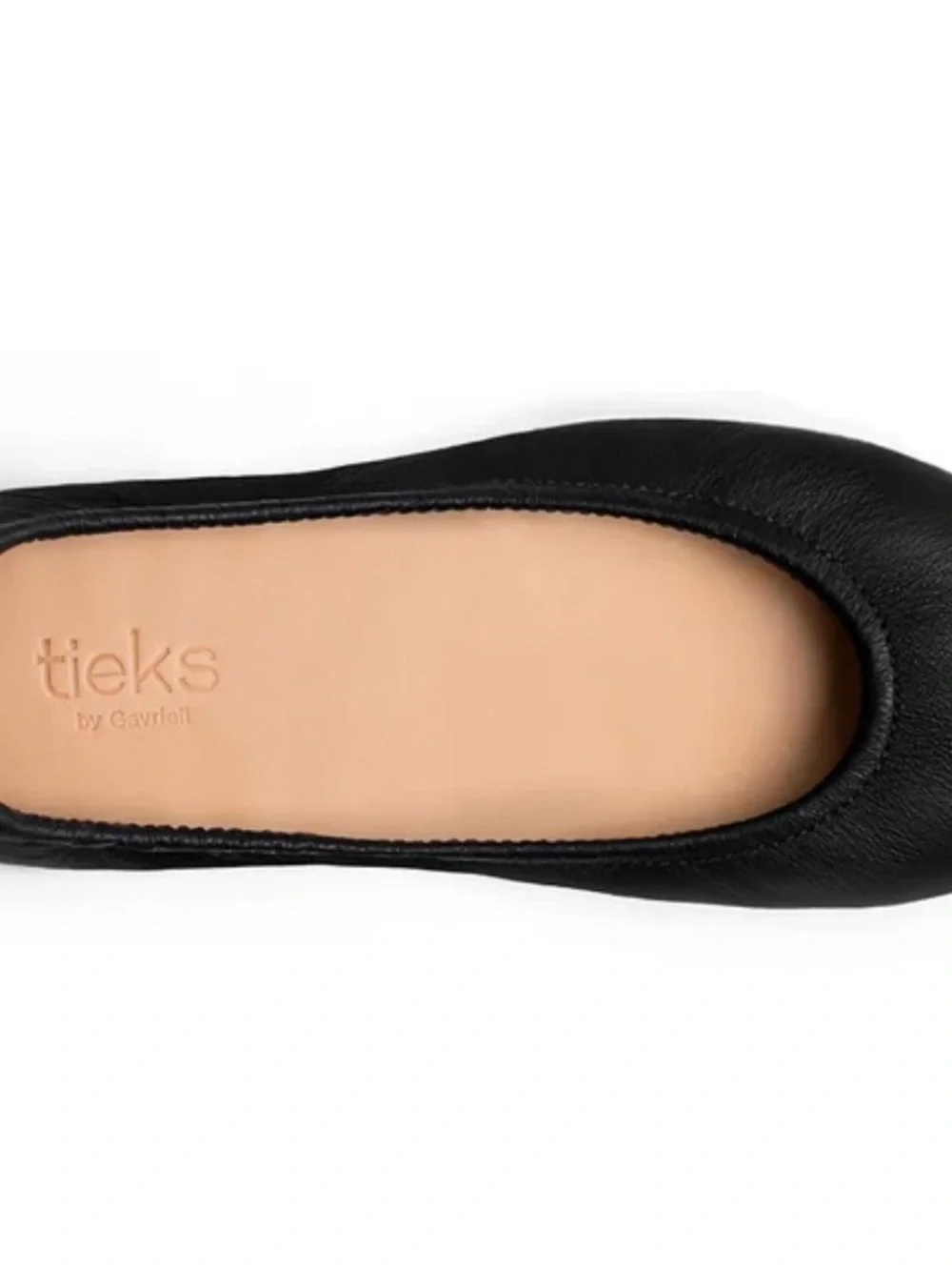Tieks Brand New Black and Teal Foldable Ballet Flats - Picture 3 of 7